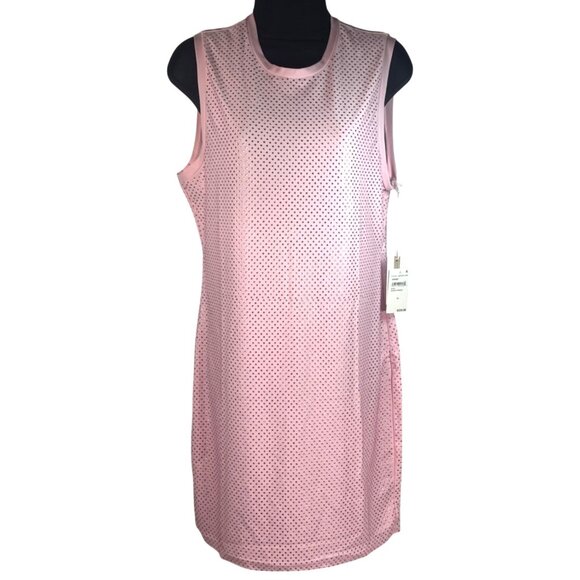 Good American Dresses & Skirts - Good American Crystal Embellished Tank Dress Sugar Pink Size XL NWT
